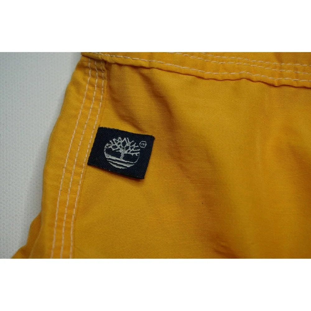 Timberland Sports Series Men XL‎ Yellow Cotton Nylon Blend 8